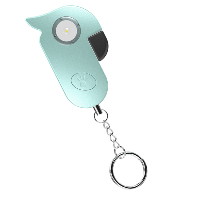 Alarma Personal en Forma de Pájaro con Llavero 130 dB Con Luz LED para Autodefensa image 9