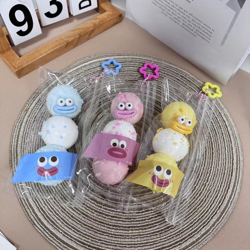 模擬食品玩具ブルーベリースフレープニッピング2色キャラメルプリンクリームケーキ高価値スローリバウンドおもちゃ|undefined