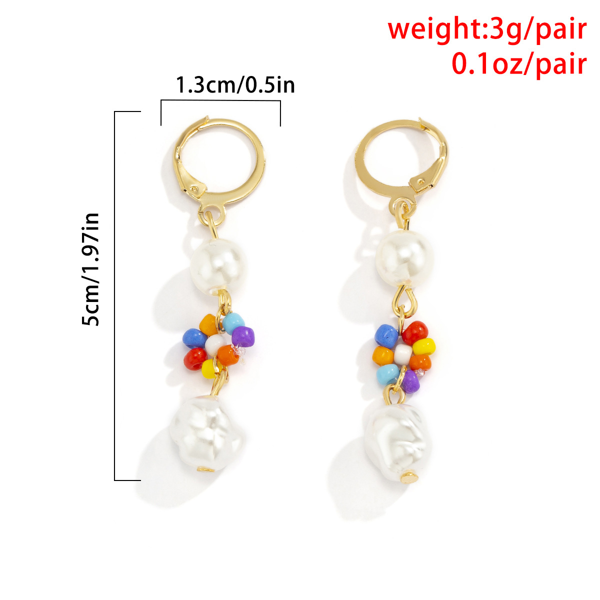 Boucles d'oreilles en forme de marguerite, perles de riz, fraîches et polyvalentes, de style minimaliste, imitant les perles, boucles d'oreilles en forme de fleur de niche_voghion.com