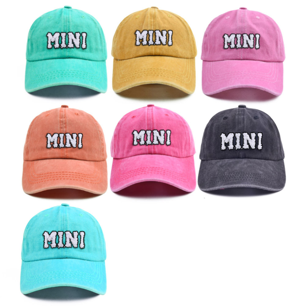 Mother'S Day Festival Letter Pattern Kid's Unisex Casual Mama Letter Curved Eaves Baseball Cap