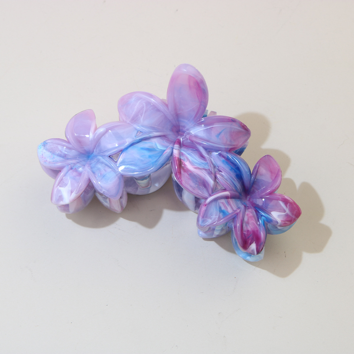 Cross-border nueva serie ABS clip de agarre coreano cabeza trasera clip de cabello tocado de alta calidad flores clip de tiburón mujer image 66