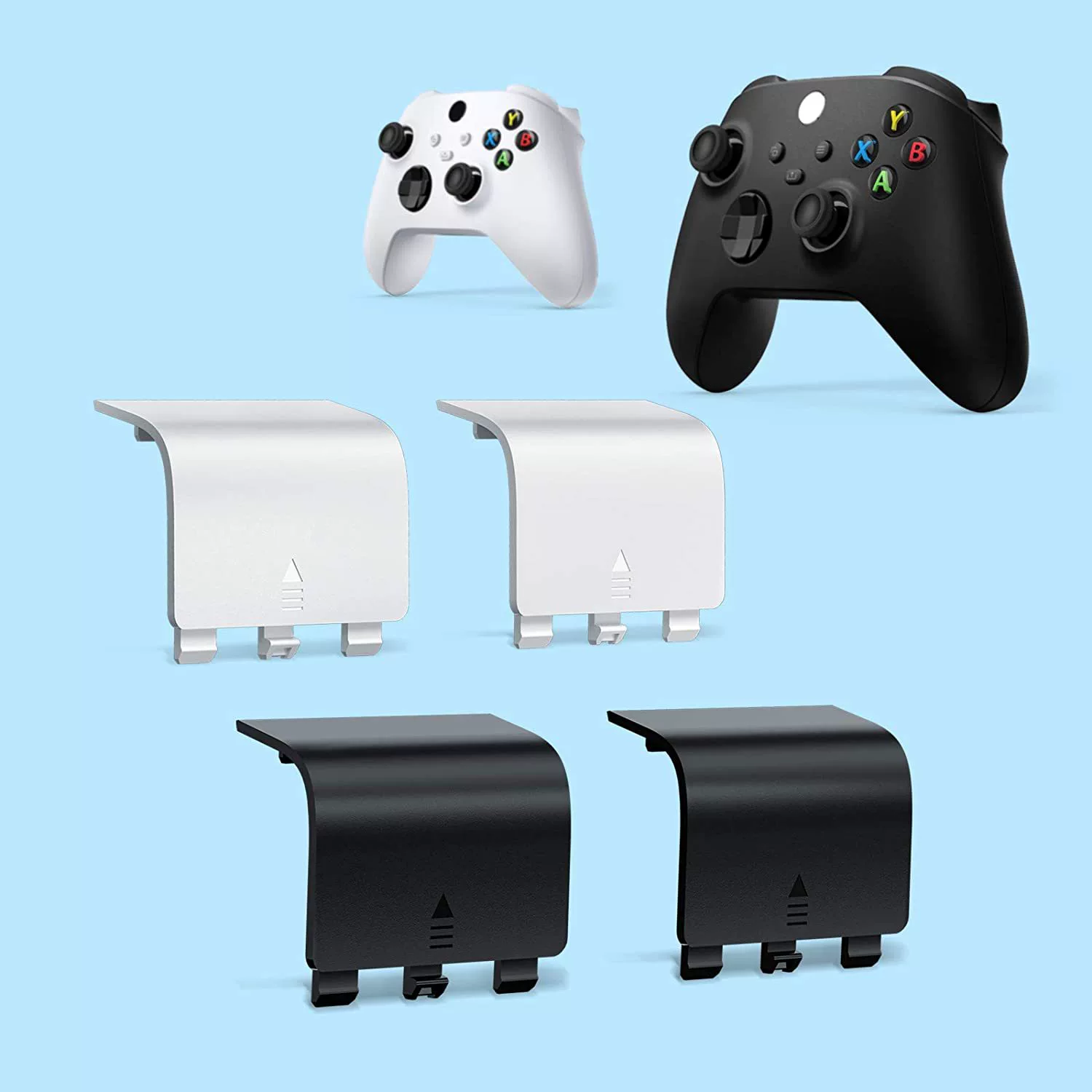 Запасная крышка батареи для Xbox Series X/S, версия Elite, комплект для ремонта, замена задней крышки батареи для Xbox One