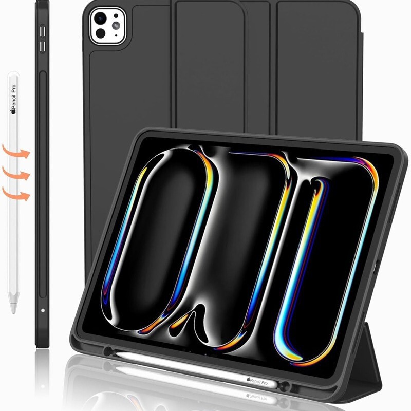2025 iPad Protective Case iPad Pro 11 Tablet Pen Slot iPad A16 Tablet Protective Case iPad Protective Leather Case