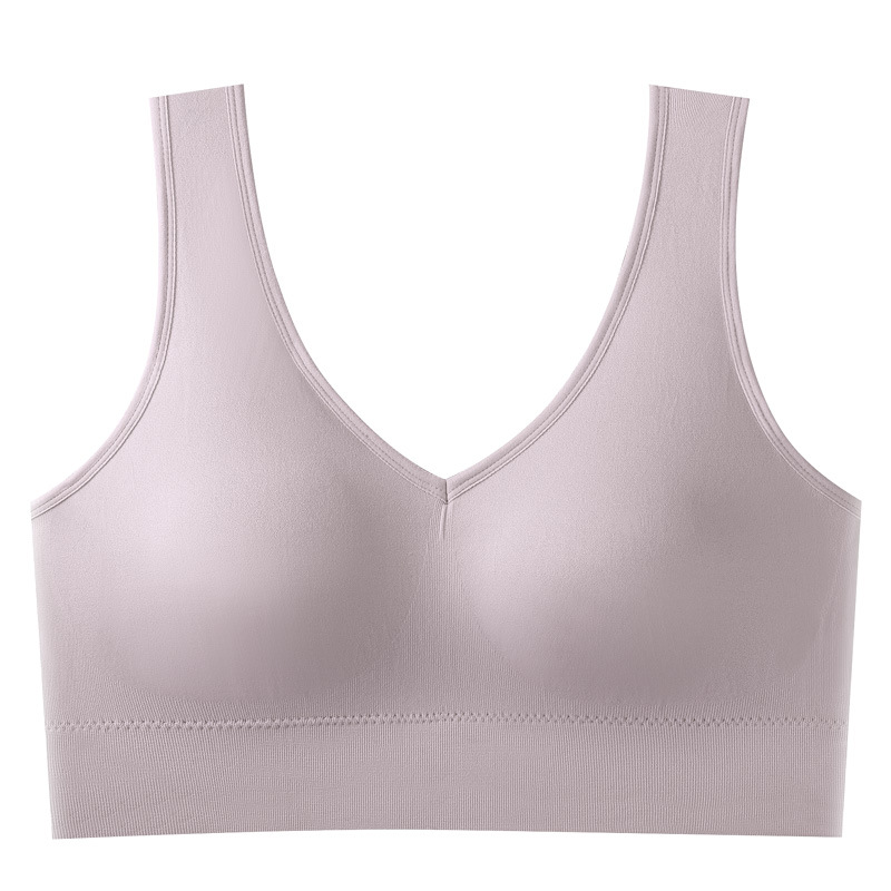 Malla de encaje espalda ropa interior deportiva Sujetador push up pecho más tamaño base tubo superior envuelto chaleco para las mujeres
