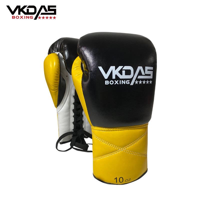 Vkdas Boxing Gloves Muay Thai Fighting Gloves for Men and Women with Latex Lining for Sanda Training and Sandbag Protection