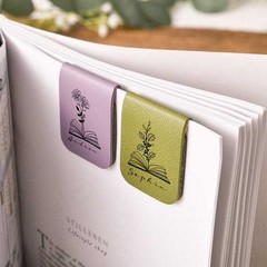 国境を越えたホットセール ETSY Amazon TEMU パーソナライズされたレーザー スクエア レザー磁気ブックマーク (最低注文数 1 個)
