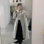 加厚娃娃领保暖双面单排扣