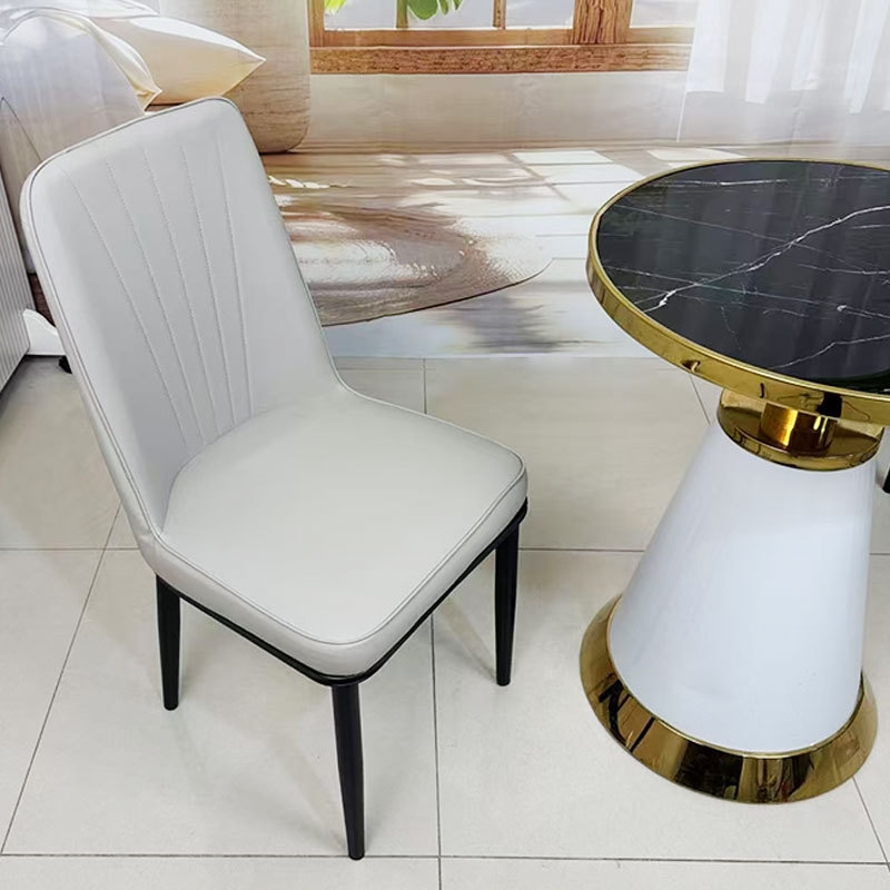 Silla de ocio, restaurante, silla de hotel, silla de mahjong, taburete doméstico simple, silla trasera de lujo ligera moderna, mesa y silla de comedor
