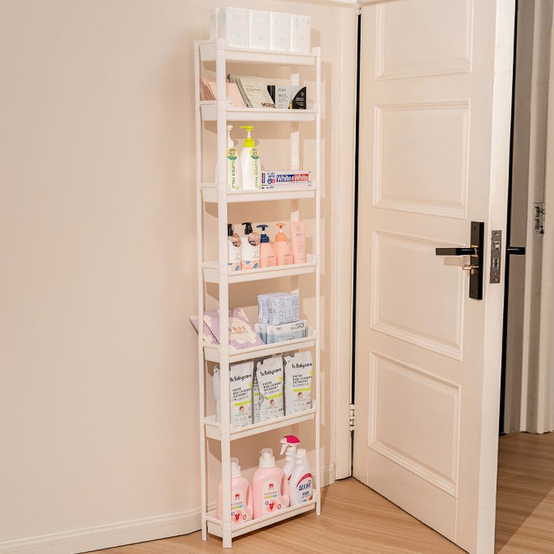 Storage Cabinet Behind Bathroom Door, Bathroom Door Storage Rack, Household Kitchen Sandwich Multi-Layer Narrow Side Cabinet Floor-Standing Wholesale