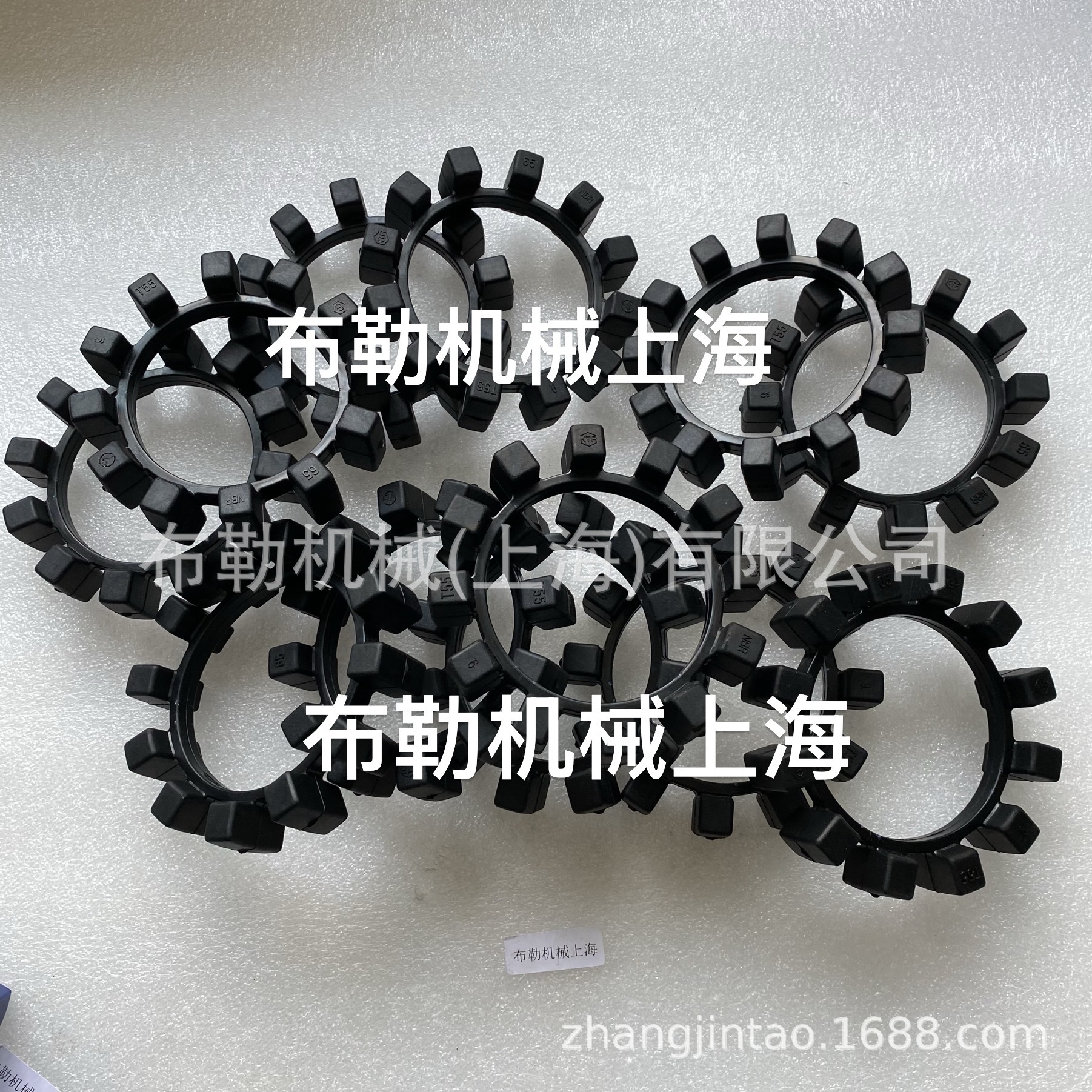 KTR橡胶块POLY-NORM黑色方块弹性体75/85/90/100减震花键78SHORE