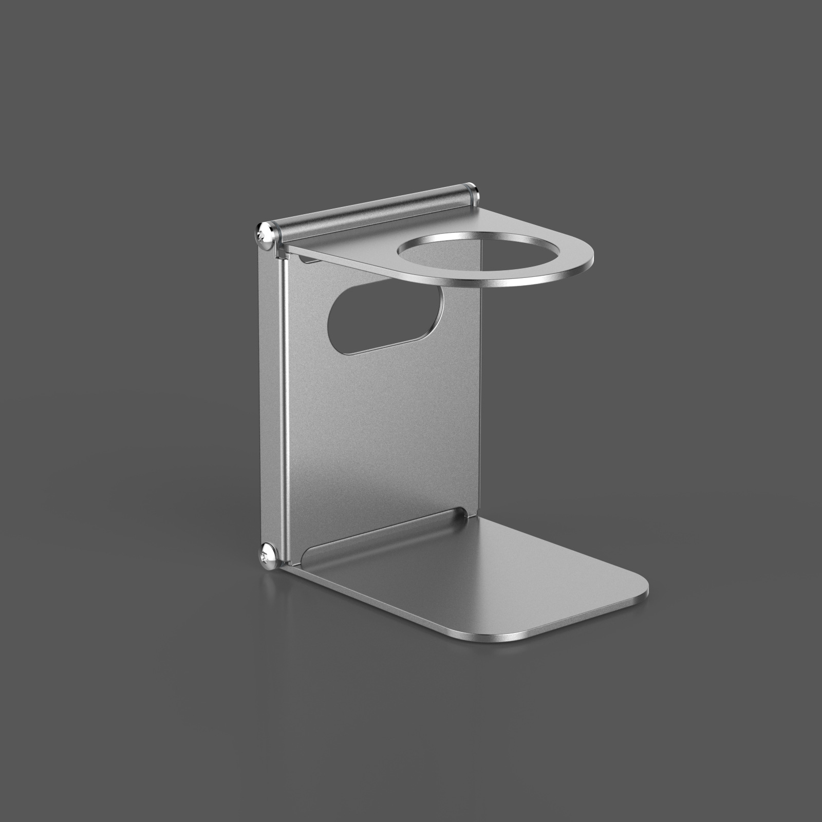 Soporte de cafetera portátil de metal de aluminio seguro y confiable, soporte estable y almacenamiento plegable