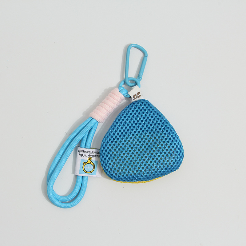Summer Mesh Mosquito Repellent Bag Baby Mosquito Repellent Pouch Storage Small Bag Hanging Decoration Coin Purse Cute Portable Pendant Keychain
