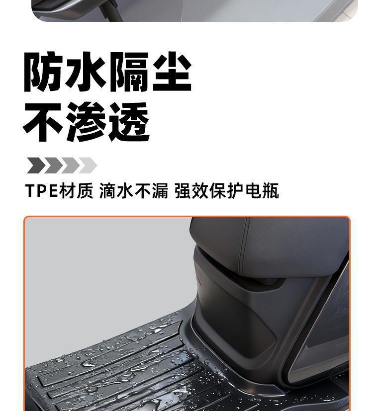 Suitable for Niu N1S/N1 foot mats, waterproof, full coverage TPE car floor mats, modified electric vehicle accessories, decoration