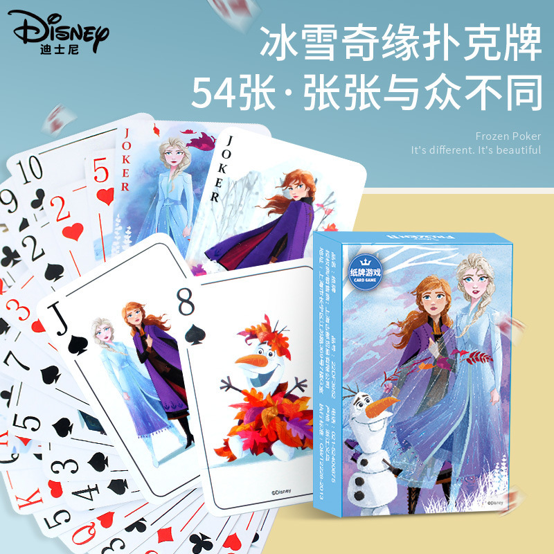 Mickey Children's Playing Cards High Color Value Cards Iron Man Marvel Avengers Cartoon Children's Educational Parent-Child Game