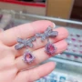 水滴镶嵌华丽s925耳钉