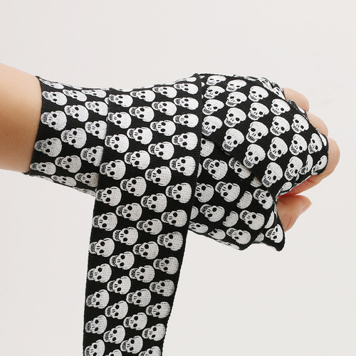 5-meter boxing hand wrap, training and competition fighting bandage, printed hand wrap, elastic bandage to match boxing