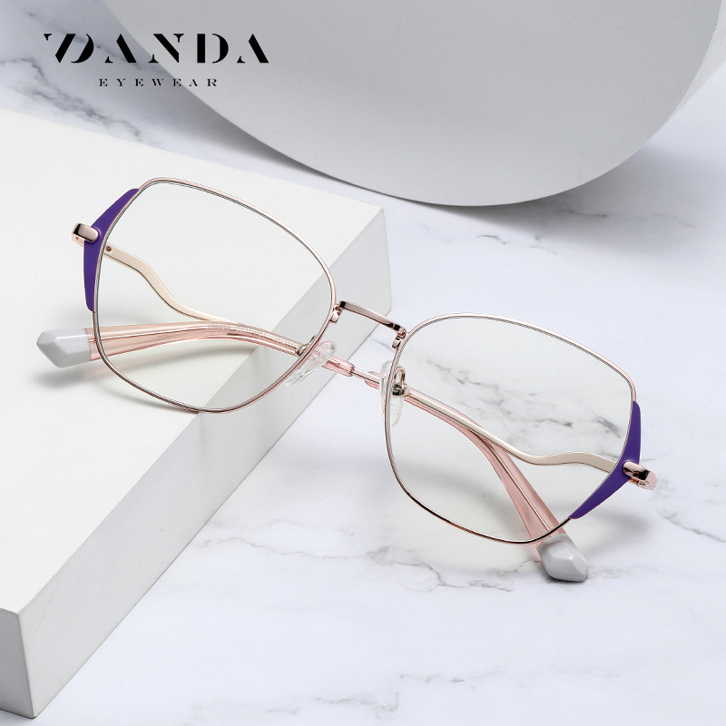 Gafas de moda de comercio exterior marco gafas lisas de moda de mujer JS8629 celebridad de Internet ins estilo miopía gafas de luz anti-azul