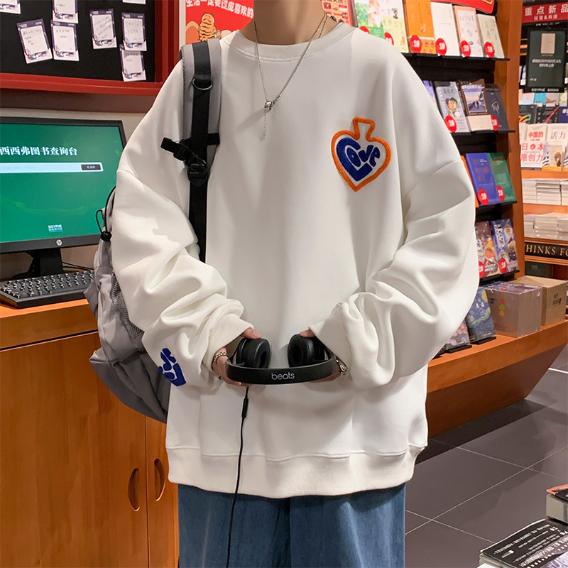 Chaqueta de cuello redondo para hombres in ropa de moda primavera y otoño 2022 nuevo tipo de chicos suelta y versátil sin sombrero chaqueta de pareja