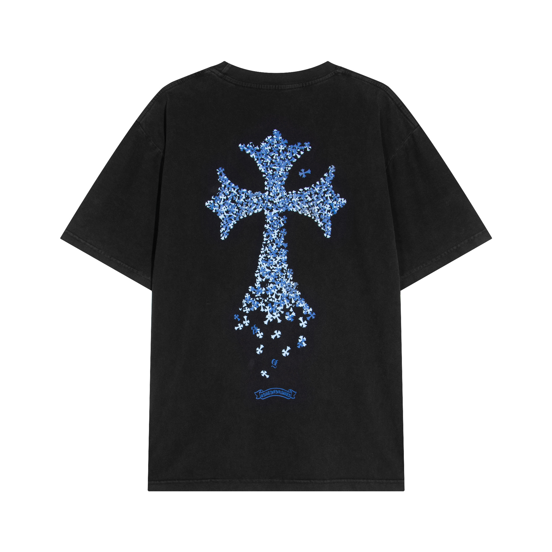 Chrome Heart 24 nuevo Crocodile de verano de moda europea y americana camiseta de manga corta para hombres y mujeres