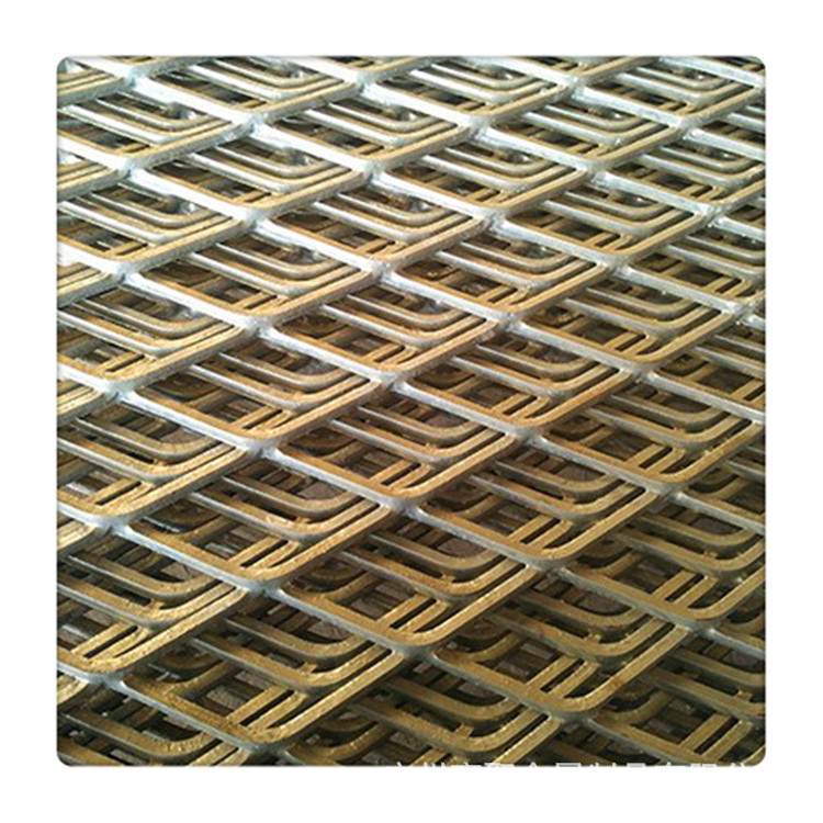 菱形钢板网片护栏围栏防护网 大小孔规格材质齐全 重型格网