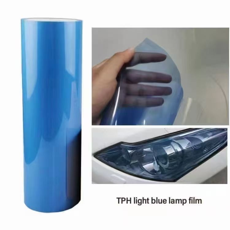 Tpu/Tph Car Headlight Film, Car Color-Changing Light Film, Light-Transmitting Protective Film, Light-Controlled Color-Changing Car Light Film, Factory Direct