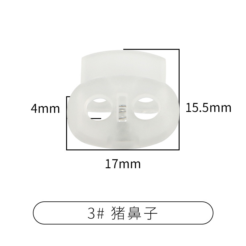 Translúcido * 3 # Nariz de cerdo