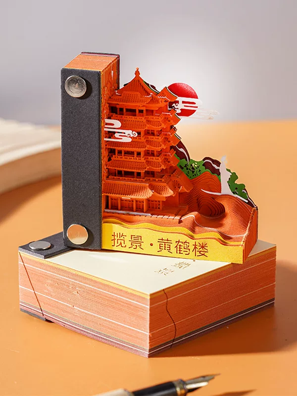Three dimensional calendar, note, sticker, in 3d format, 2025 years, Birthday gift