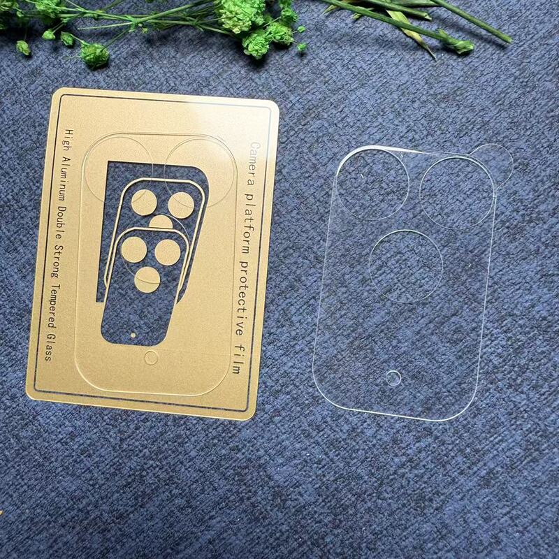 适用苹果17Promax钢化玻璃镂空底座iPhone17弧边高清镜头保护贴|undefined