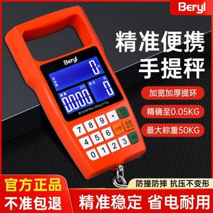 Kt Automatic Pricing Satchel Digital Scale Rechargeable Small Handheld Large Screen Battery Satchel High-Precision with Voice