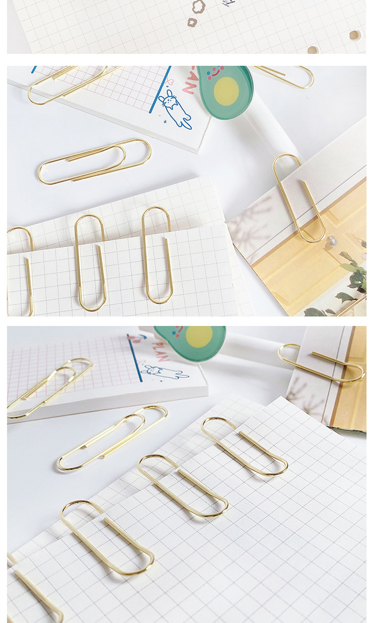 50mm Gold Paper Clip