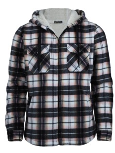 E 29891 Men's Plaid Hooded Jacket ��y�Bñ���� �W���羳