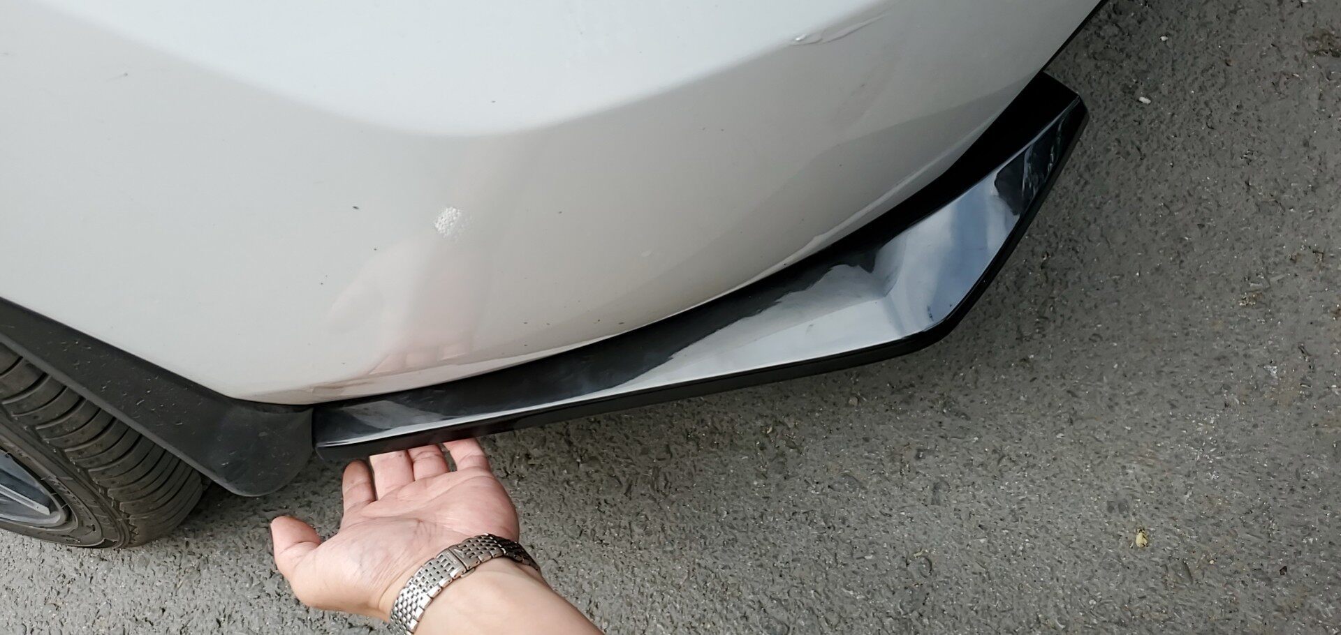 Car Modification Universal Rear Corner Accessories Rear Lip Rear Spoiler Bumper Corner Protector Anti-Collision Anti-Scratch Decoration