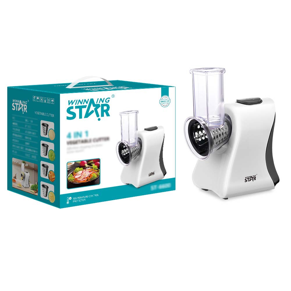 WINNINGSTAR, corte de verduras en el hogar transfronterizo, corte en rodajas, 4 cortadores de cocina, cortadores de cocina eléctricos multifuncionales pequeños