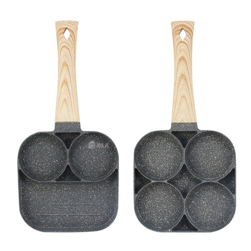 Sartén para Huevos de 4 Cavidades de Aluminio Antiadherente para Desayuno image 5