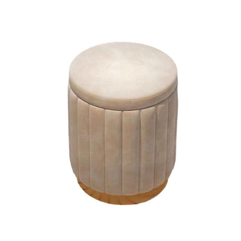 Taburetes caseros simples taburetes redondos de balcón ocio taburetes de manicuras rojas taburetes de sala de estar taburetes de lujo taburetes de tocador image 7