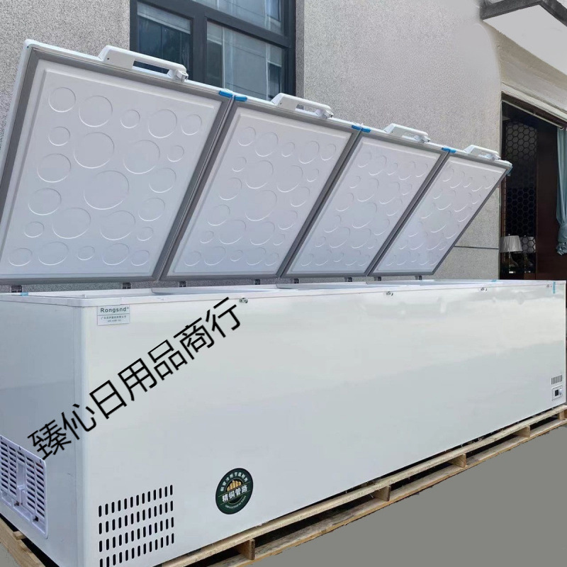 1788 Liter Frost-Free Freezer Extra Large Freezer Quick-Frozen Commercial Horizontal Large-Capacity Seafood Frozen Refrigerated Frozen Meat Copper Tube