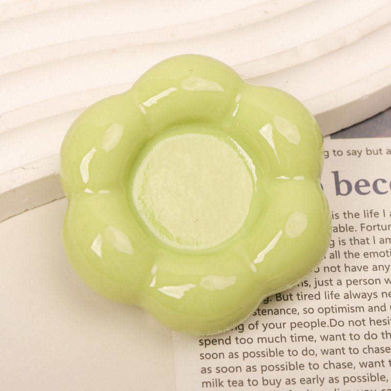 Flores y nubes de resina giratorias base DIY rodamiento giratorio gadget giratorio joyas