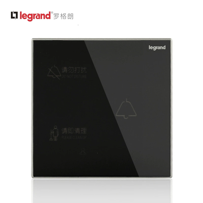 罗格朗 Do not disturb the door switch Yijing Do not disturb, please clean it immediately, Doorbell switch type 86