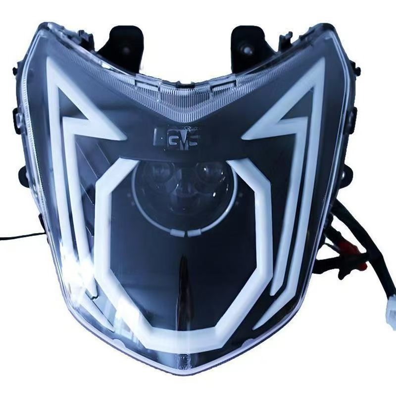 La fábrica vende la cuarta generación de GMS desde el cielo, tres faros láser coloridos sin daños directamente hacia arriba locomotora de faros de panal