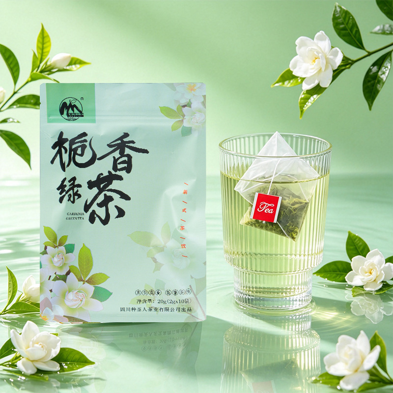 四川栀香绿茶浓香型茶包 栀子绿茶叶冷泡茶厂家批发