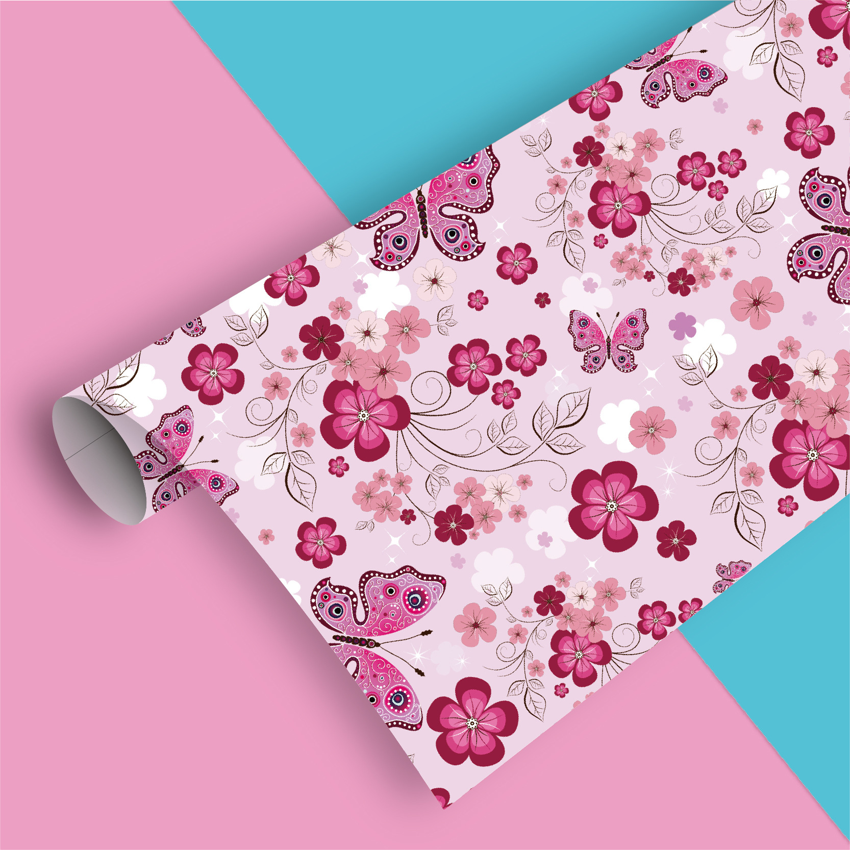 51*74CM flores y plantas amor Día de San Valentín Día de San Valentín Día de la madre Día de la madre Regalo de cumpleaños Caja de regalo de decoración Papel de regalo