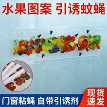 居家粘捕式苍蝇贴水果图片透明窗户贴窗户粘虫板窗户粘虫板粘虫贴