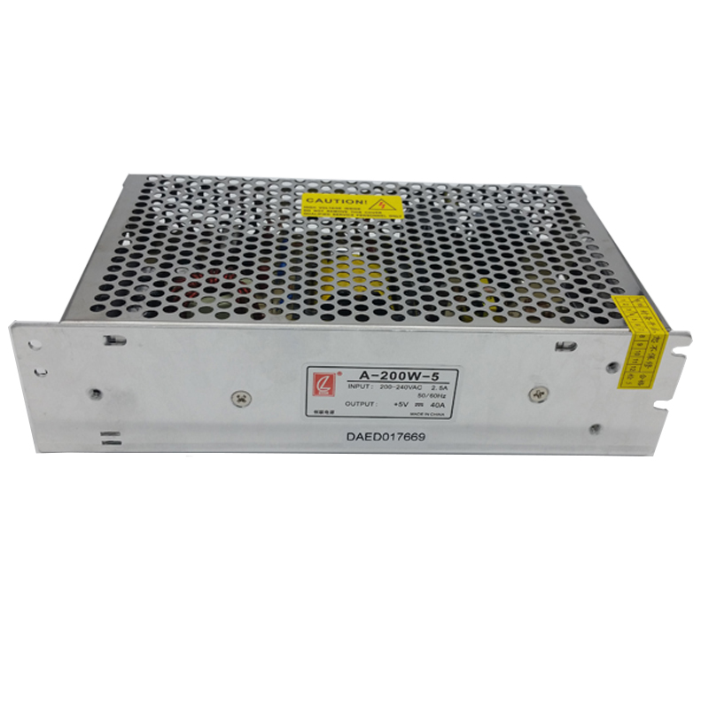 Fuente de alimentación especial para pantalla LED 5v40a200w puerta de publicidad electrónica transformador de color completo fuente de alimentación de interruptor image 2