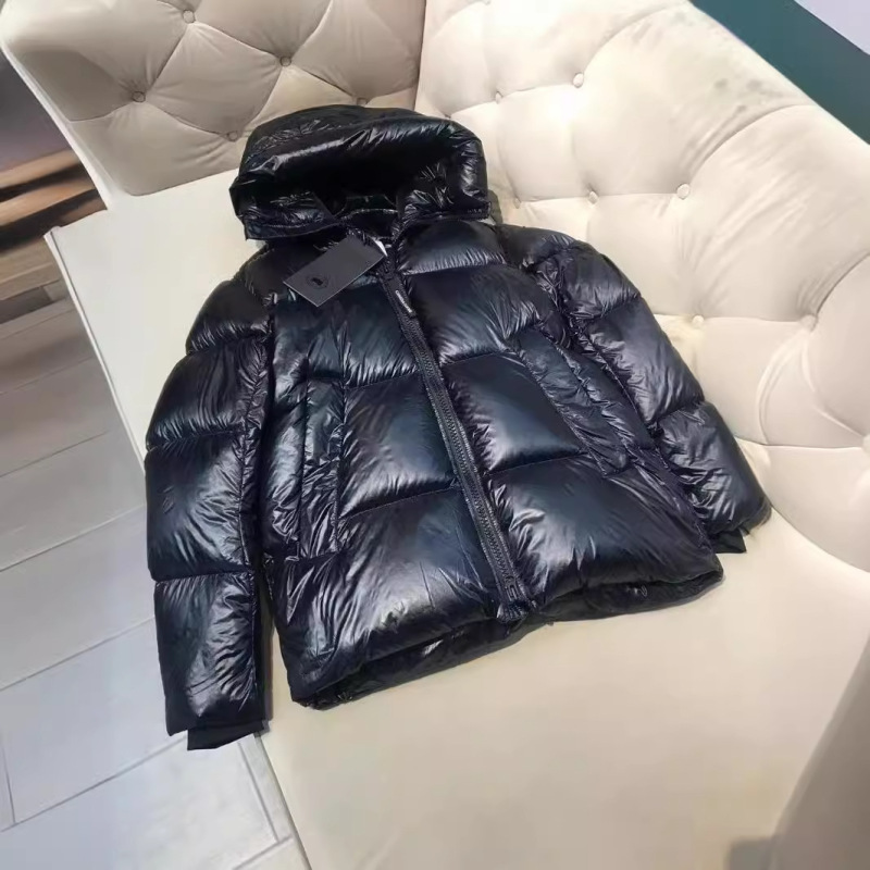 Crofton 2252MB Male and female black badge down jacket|undefined