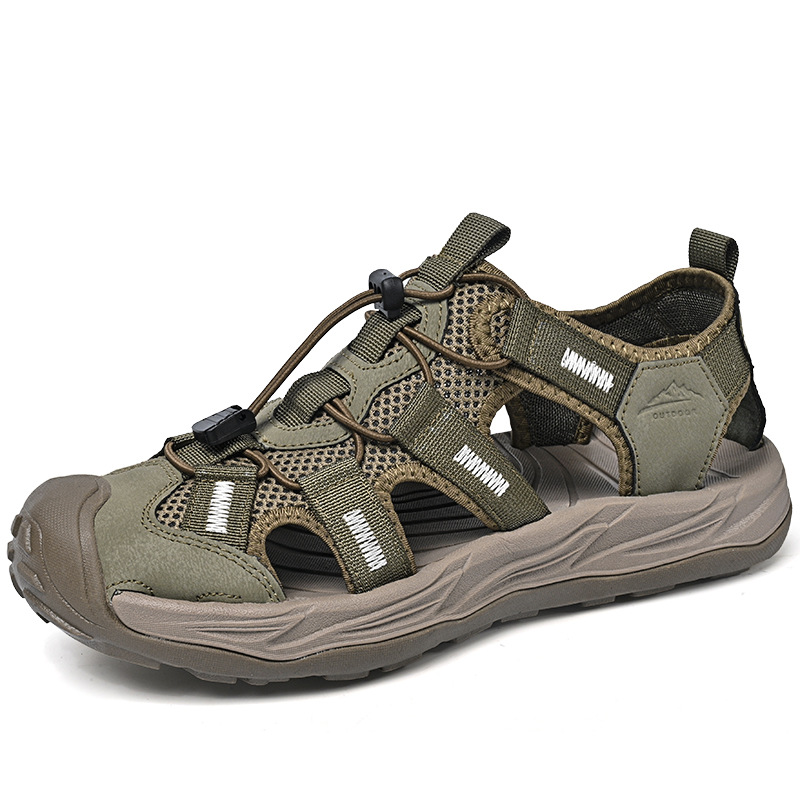 Zapatos de retroceso de verano al aire libre para hombres caminata antideslizante sandalias de playa para hombres 2026 nuevo