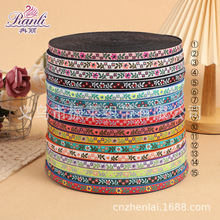 1cm民族风印花多色复古花纹服饰辅料手工diy装饰织带厂家现货批发