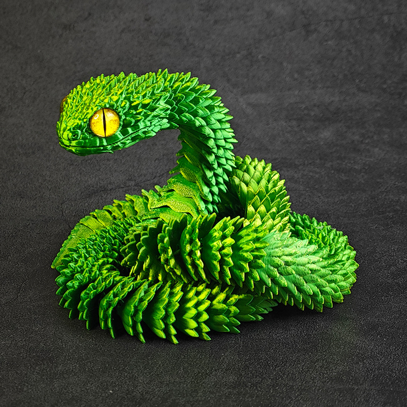 Juega a la moda impresión 3D hecha a mano regalos adornos de dragón chino puede moverse creativo de alta precisión adornos de dragón