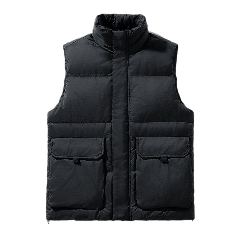 [Recomendación de Cui Wanzhi-Nuevo estándar nacional] chaleco de pluma para hombres y mujeres para parejas de invierno caliente 85 cuello de hombro de camilla