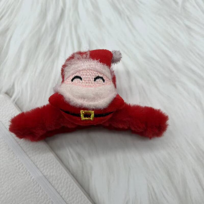クリスマスシリーズの頭飾りの大きい毛のぬいぐるみのクリップの後頭部のかわいい漫画はサメのクリップメーカーの卸売りを出します。|undefined
