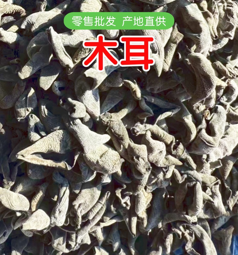 Dried Northeast Black Wood Ear Mushroom 500g Premium Grade Dried Fungus for Soups and Stir-Fries overview